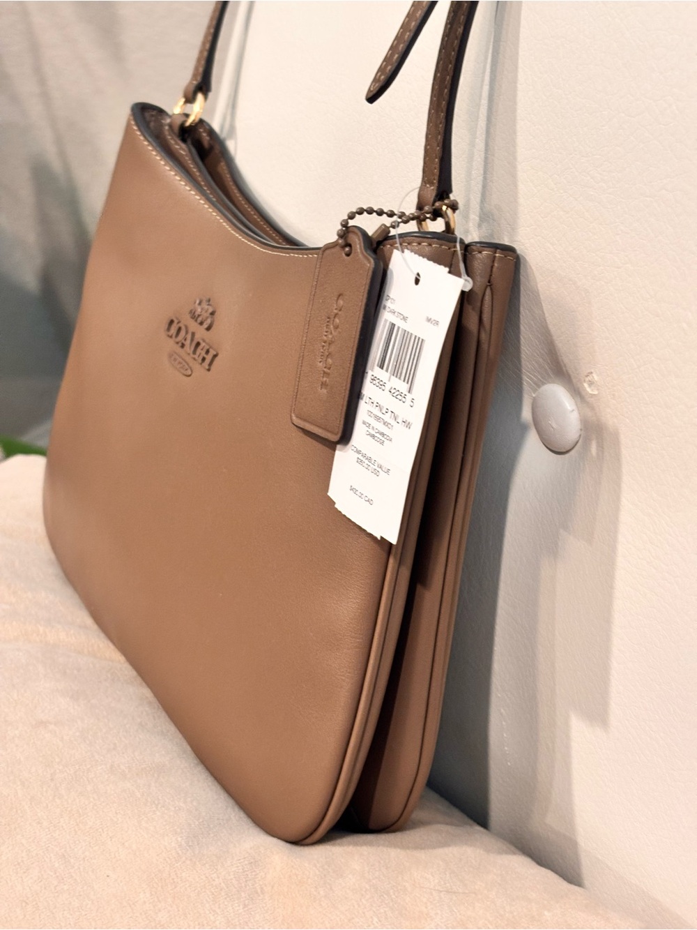 COACH Penelope Brown Saddle Shoulder Bag NWT $350+ - Picture 5 of 15